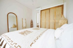 A bedroom at the Kavo Maison Surf & Yoga Camp in Bali